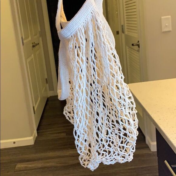 NWT Recontained Mesh Tote Bag -Natural Color - Picture 5 of 7